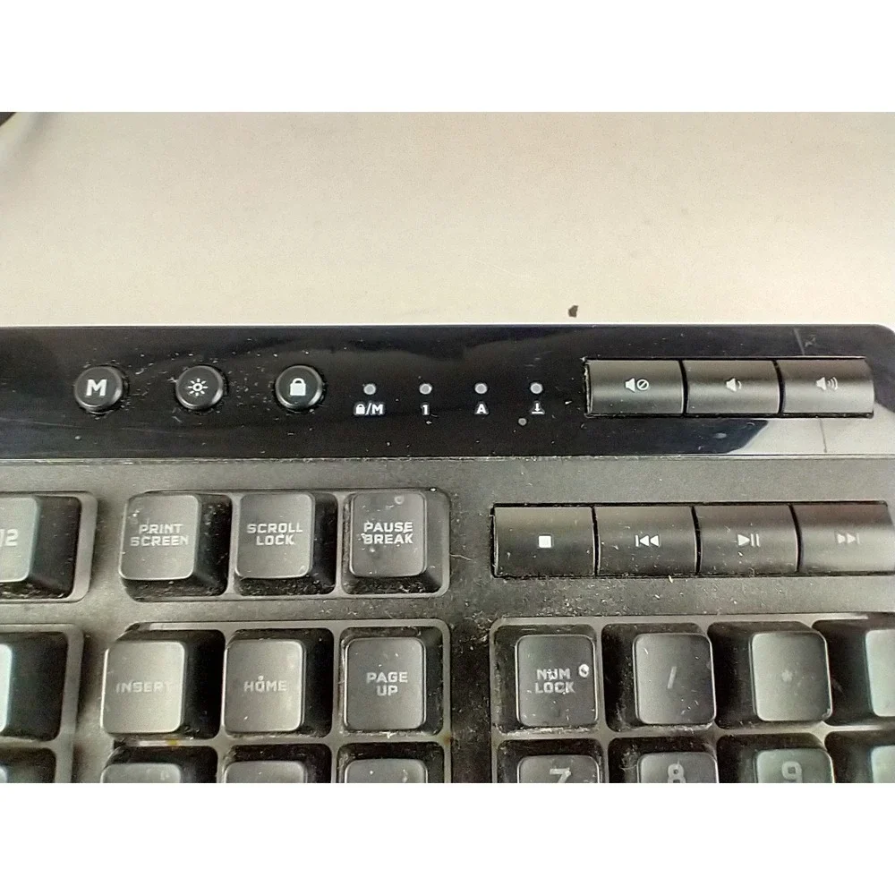 Corsair K55 RGB PRO Gaming Keyboard Black‎ Wired USB CH-9226765-NA TESTED